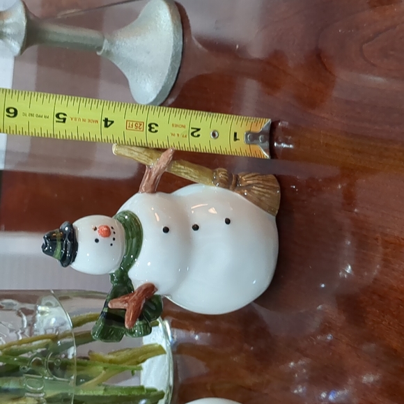 Oneida snowmen sugar and creamer set - Picture 5 of 7